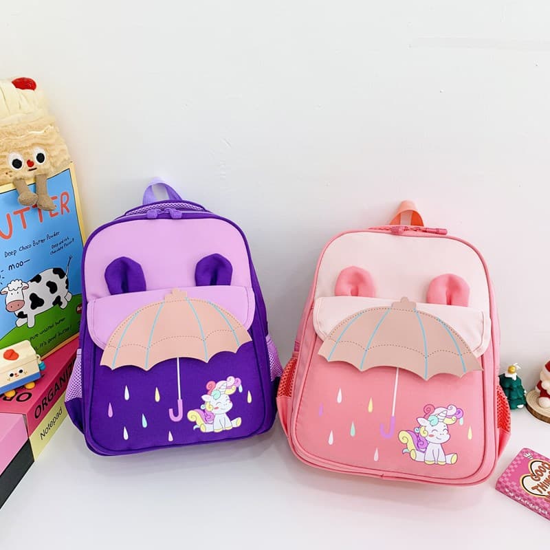 Kindergarten school bag for middle and large classes, cute princess girl 3-6 years old, ultra-light weight-reducing children's backpack, backpack