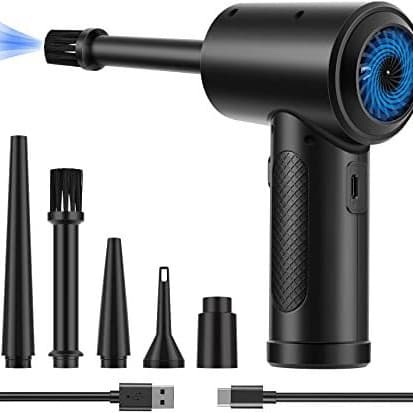 Portable Handheld Wireless Dust Blower High Power Keyboard Case Car Home Dual Use Large Airflow Cleaning Tool