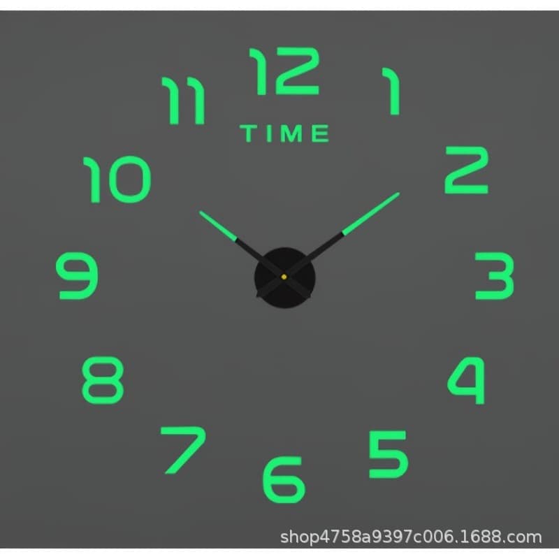 European style wall clock living room clock wall watch DIY personalized clock acrylic wall clock silent wall clock design wall hanging
