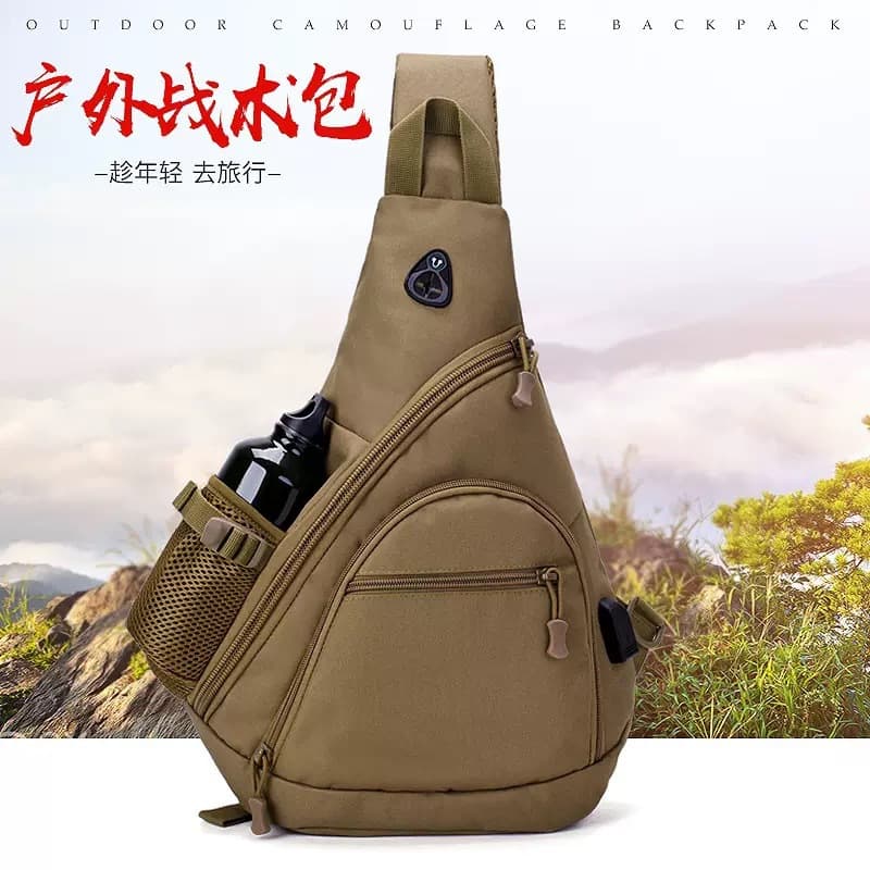 Luya bag new outdoor bag sports crossbody bag large capacity shoulder bag chest bag men's universal backpack fishing bag men