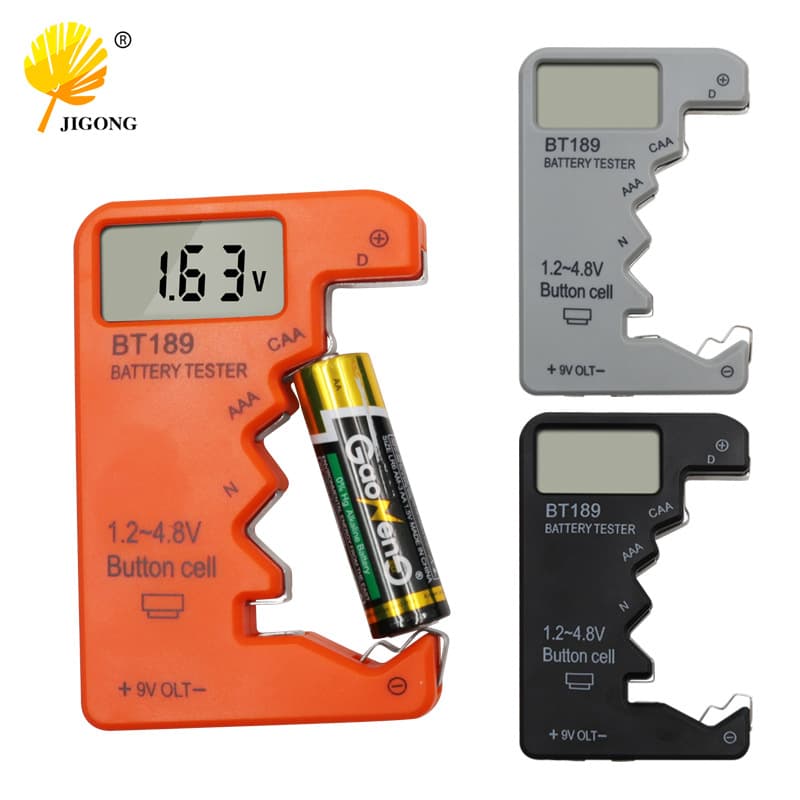 Portable LCD Display Battery Tester Capacity Detector Digital Voltage Measurement Tool Hardware Tool Other Measurement