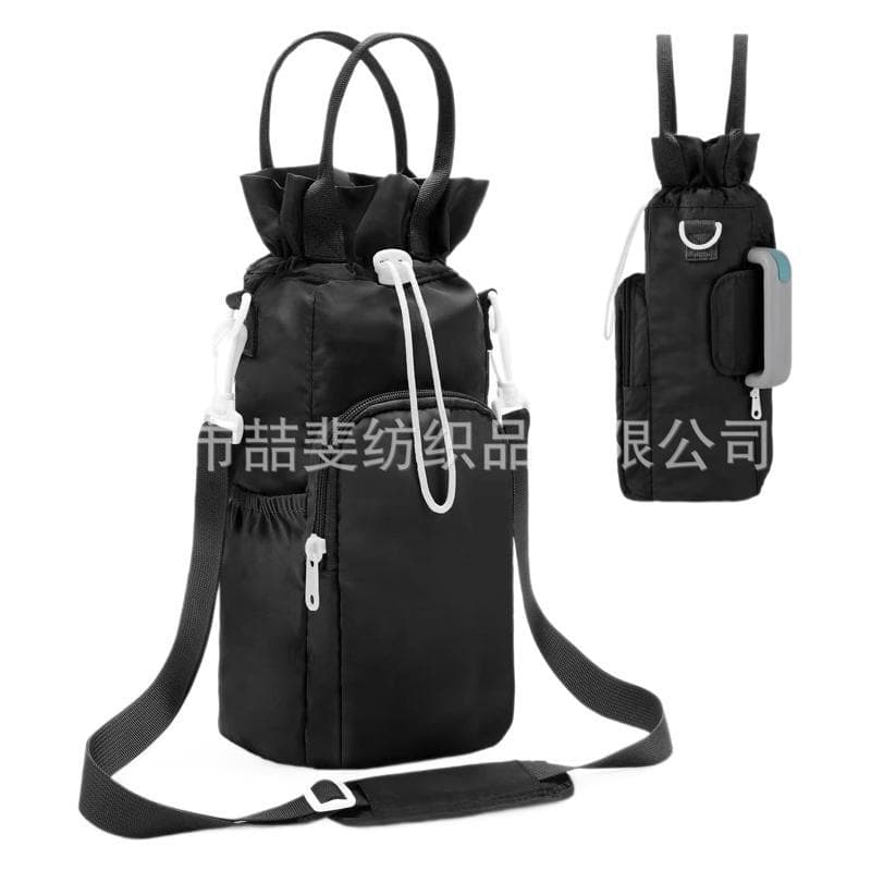 Cross-border Stanley Insulated Water Cup Sleeve Stanley Cup Sleeve Thermal Ice Tumbler Bag Crossbody Drawstring Water Cup Bag