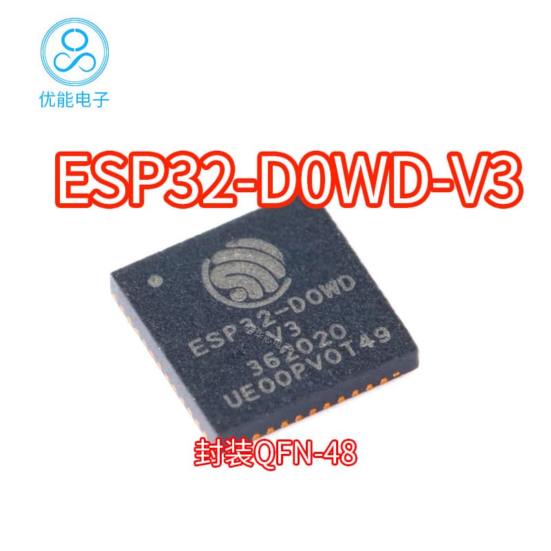 ESP32-D0WD-V3 Package QFN-48 Dual-Core Wi-Fi & Bluetooth MCU Wireless ESP32-D0WD