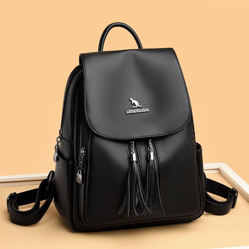 Cross-border Women's Backpack 2026 New Versatile Large Capacity Soft Leather Student Schoolbag Outdoor Travel Backpack Women's Bag