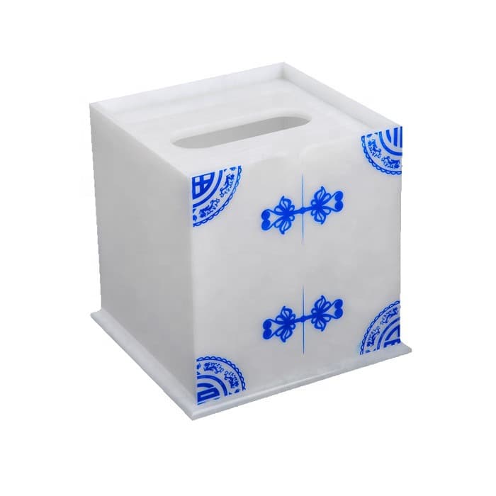 Tissue Box Acrylic Hotel Supplies Custom Display Cup Holder Toothbrush Wash Disposable Toothbrush Organizer