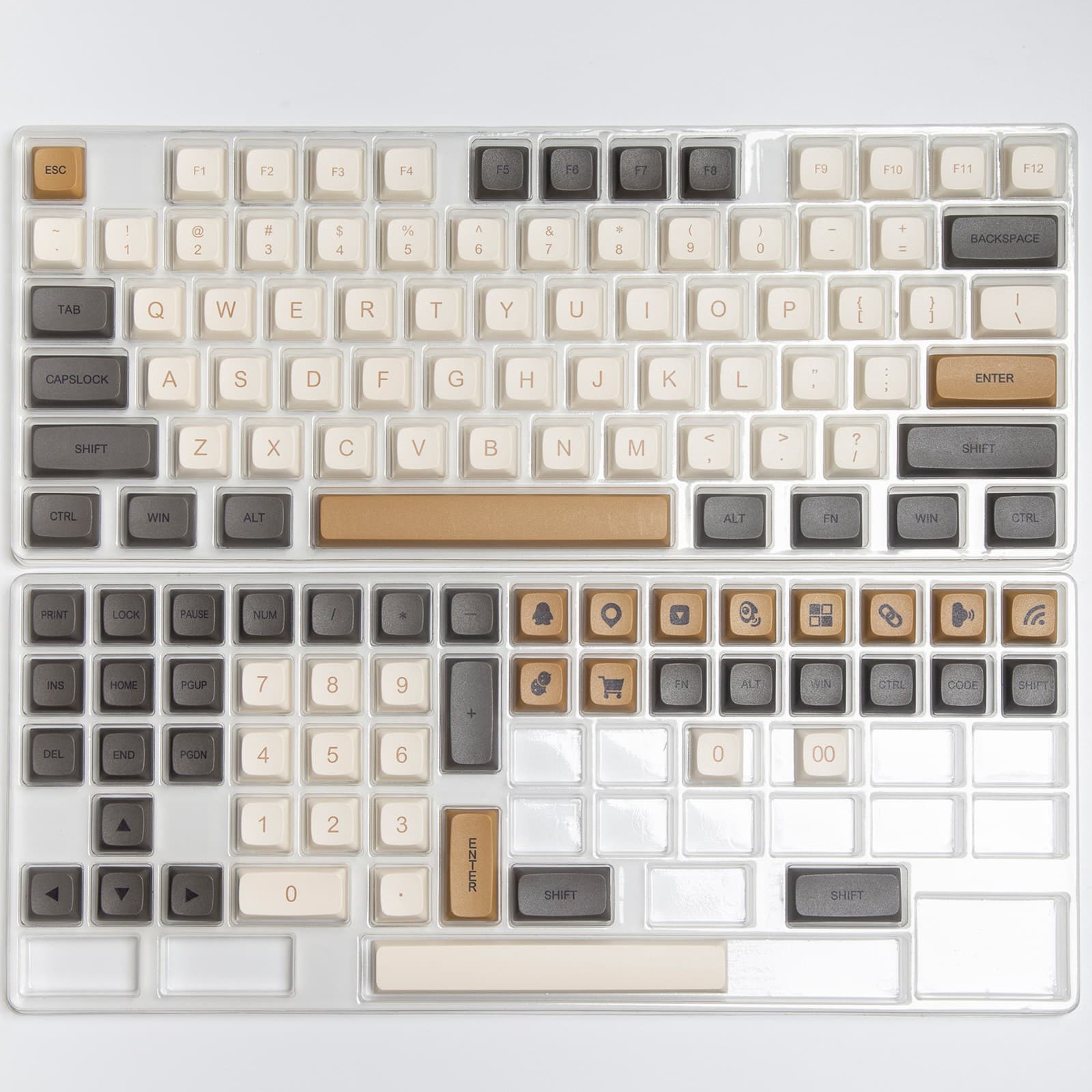 Twilight Keycaps XDA Profile Dye-Sub PBT Material Non-Translucent Mechanical Keyboard Keycaps Full Set Boxed