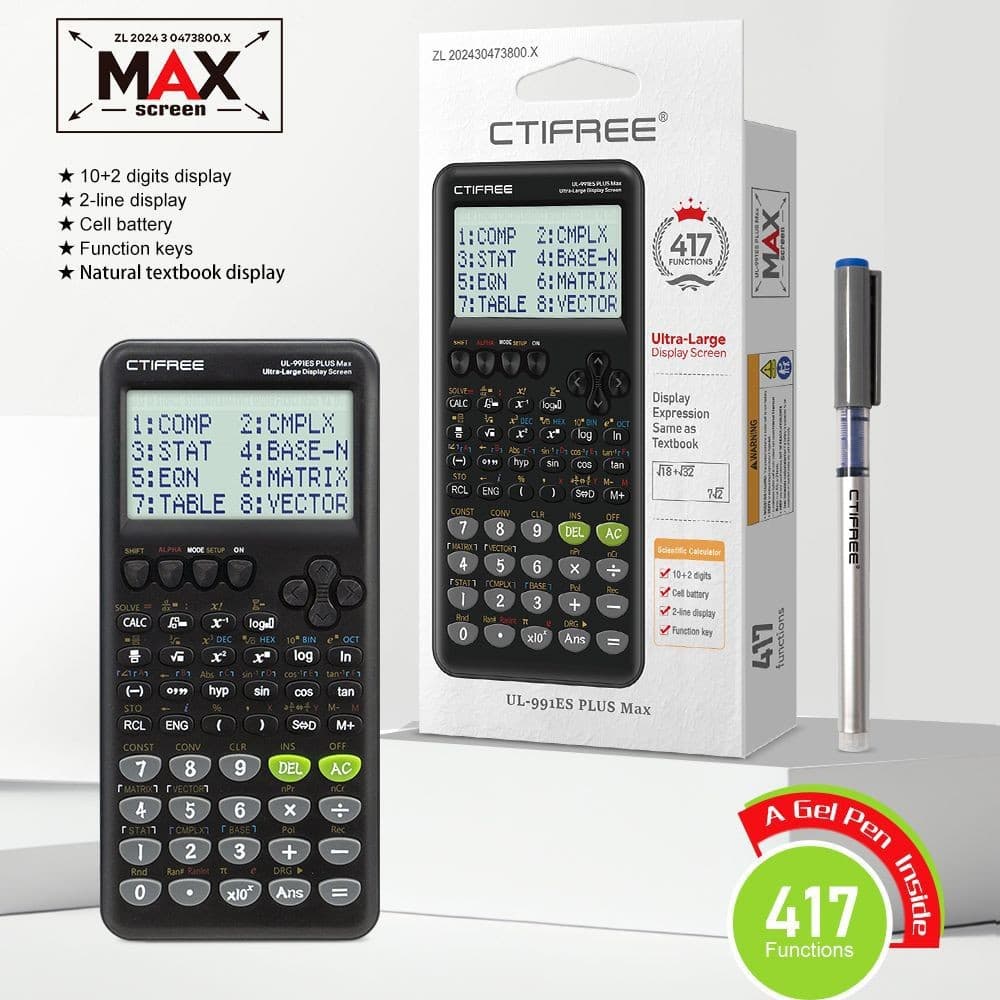 Cross-border e-commerce hot product 991esplus2nd scientific calculator function calculator student exam 417 function