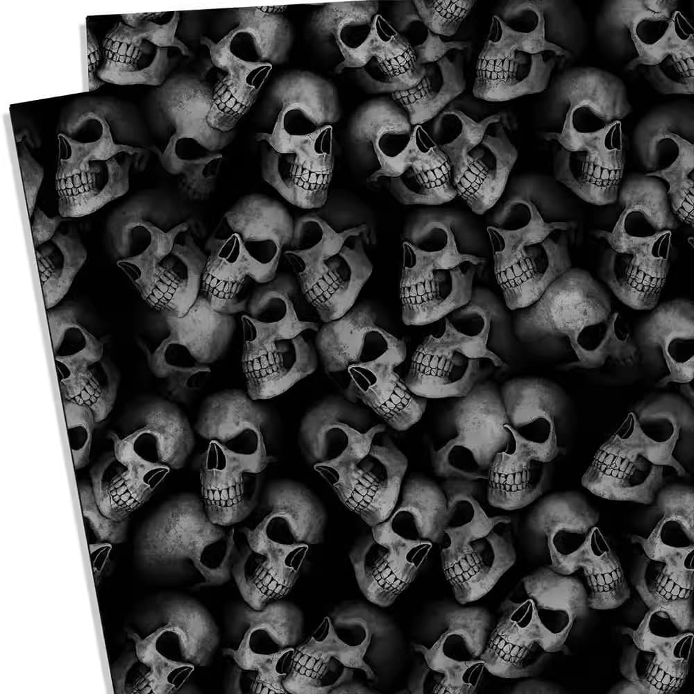 KYDEX Sheet K-Sheet for Knife Sheath DIY Thermoplastic K-Sheet Skull Pattern K-Sheet Knife Sheath K-Sheath