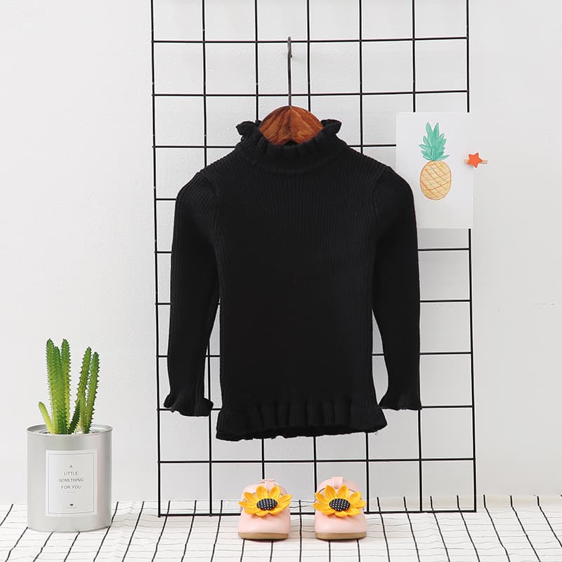 Order link for non-shipping girls' fleece-lined warm sweaters for ages 1-2-3-4, small and medium children