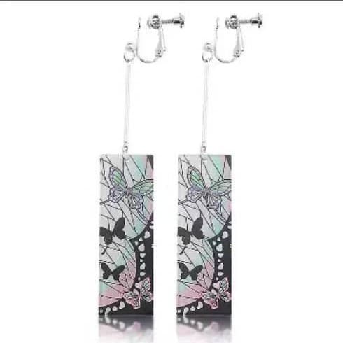 Best-selling Japanese manga Demon Slayer earrings, Tanjiro earrings and drops, unique creative women's accessories