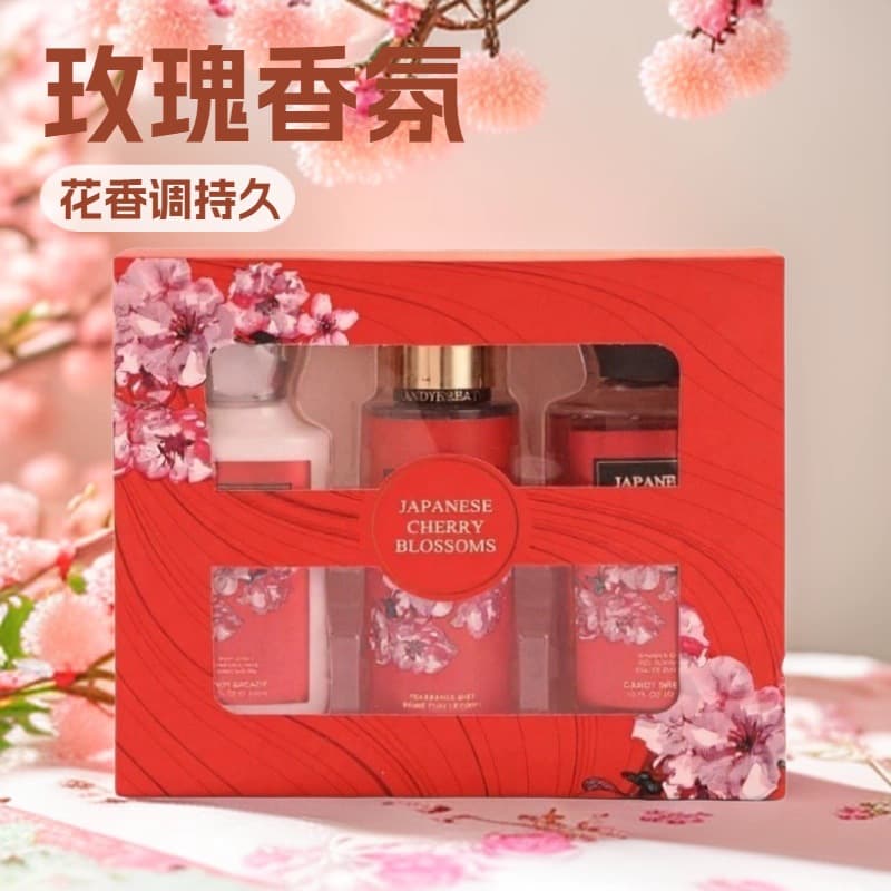 English Foreign Trade No Man's Land Rose Romantic Sakura Victoria Europe Middle East Africa Rich Fruity Scent Bath Hydrating