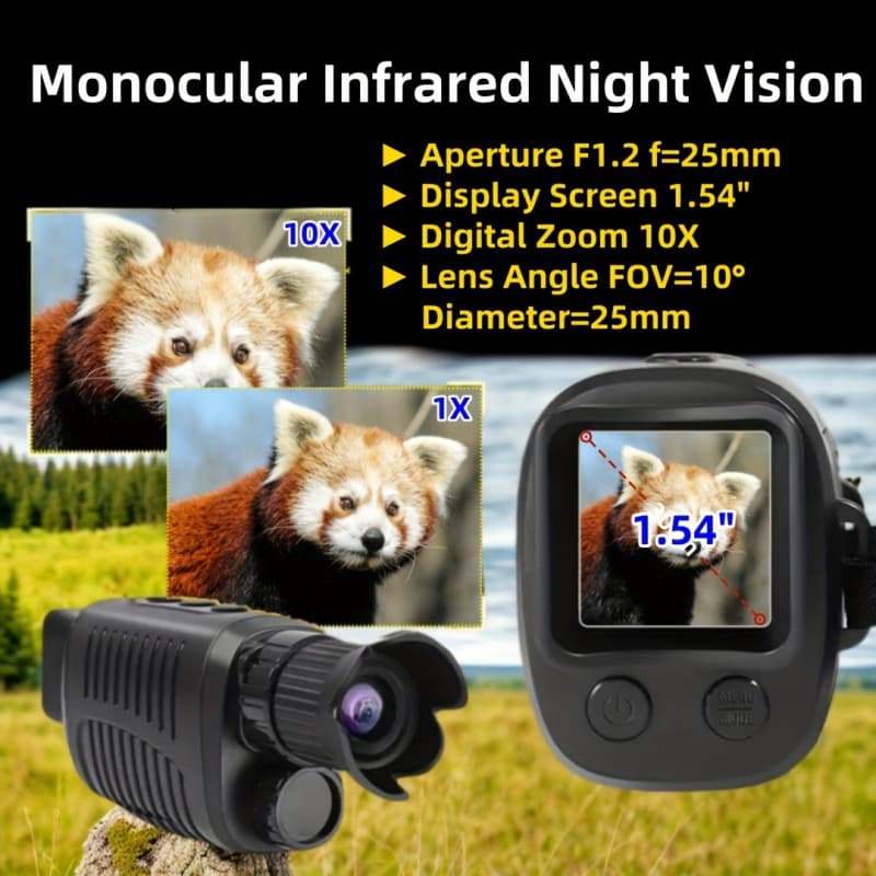 2026 New Cross-border Drop Shipping Night Vision Goggles R7 Monocular Night Vision R7 with 10x Lens Cross-border Drop Shipping