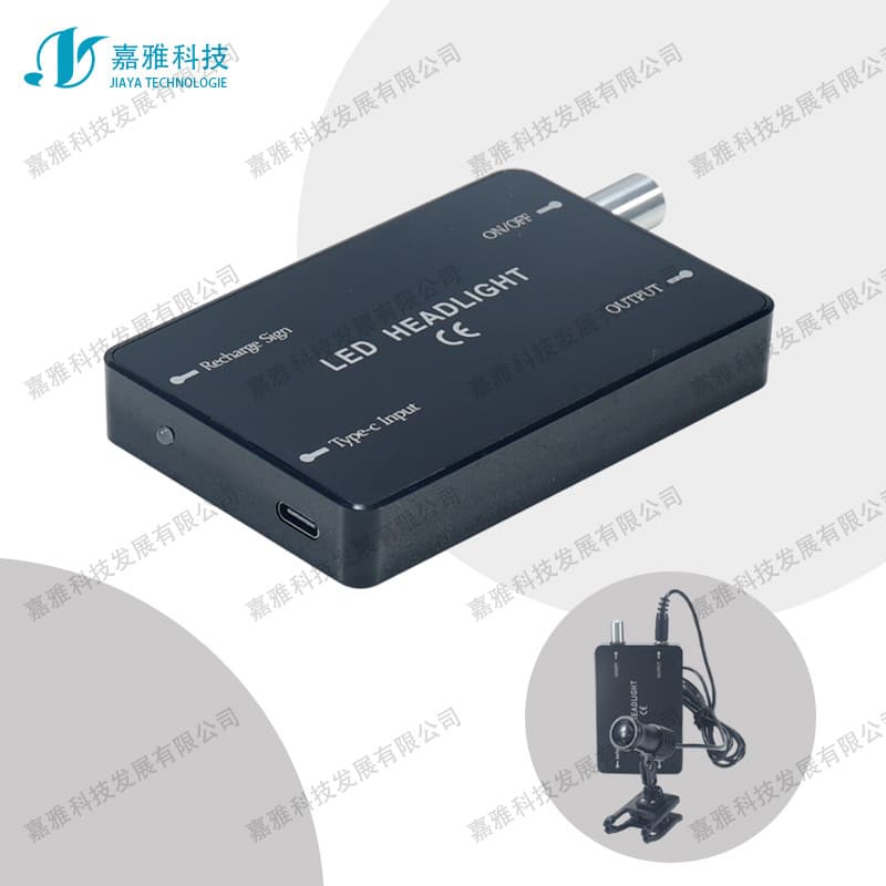 Dental magnifying glass laboratory headlight battery headless medical headlight wallet type/USB interface battery