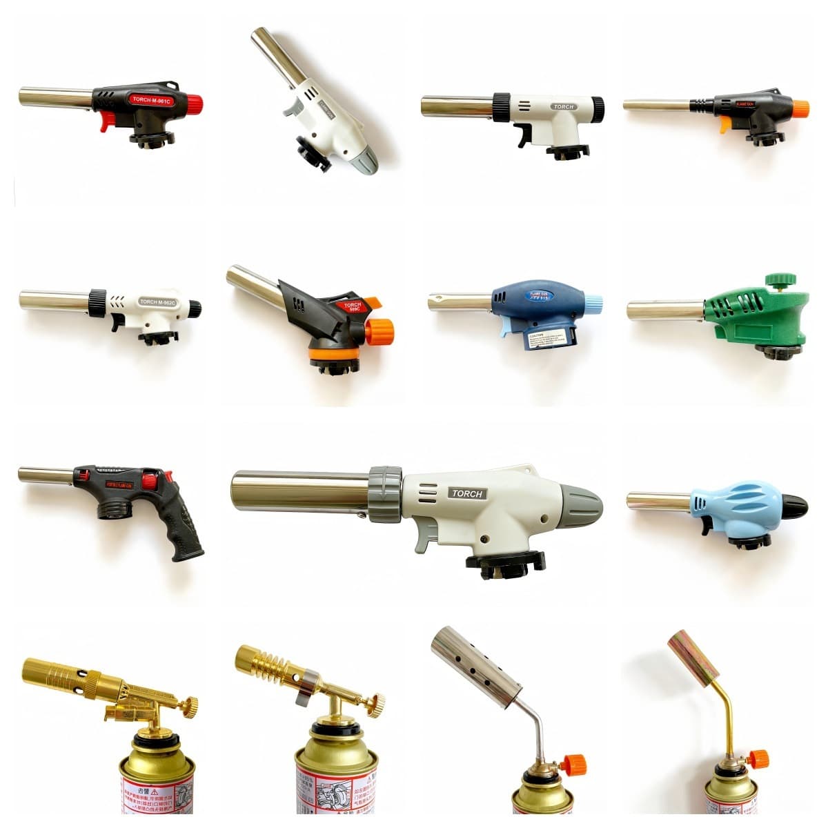 Cassette flamethrower head outdoor igniter household burning pig hair spray gun metal welding point portable flamethrower head