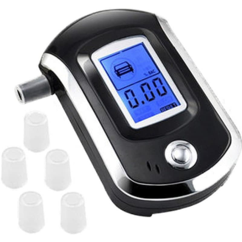 AT6000 Portable Breath Alcohol Tester - Alcohol Detection Device