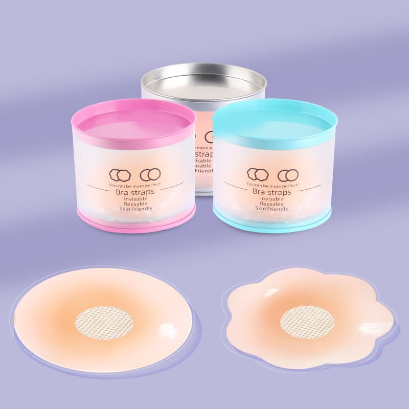 Invisible Non-Bulging Nipple Covers Breathable Anti-Exposure Stickers Ultra-Thin Silicone Bra Tape for Sexy Strappy Tops