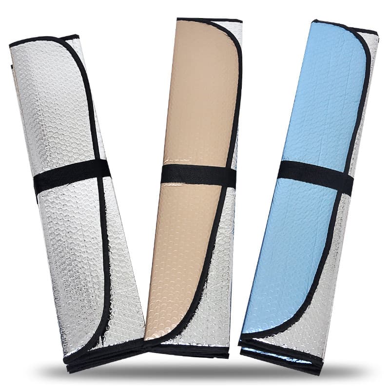 Five-layer thickened sunscreen car sunshade front window sunblock aluminum foil heat insulation car sunshade universal