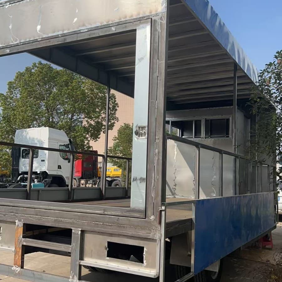Stage-Specific Wing Van Semi-Trailer Price Wing Van Trailer Skeleton Container Trailer