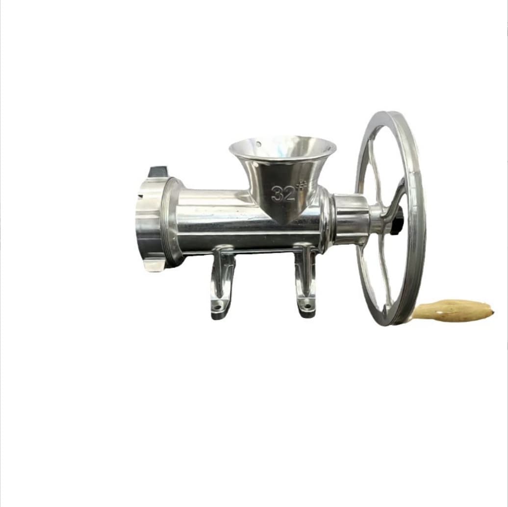 32# Household Electric and Manual Meat Grinder Sausage Stuffer Hand Crank Sausage Filler Grind Soybean Paste Grind Thick Sauce