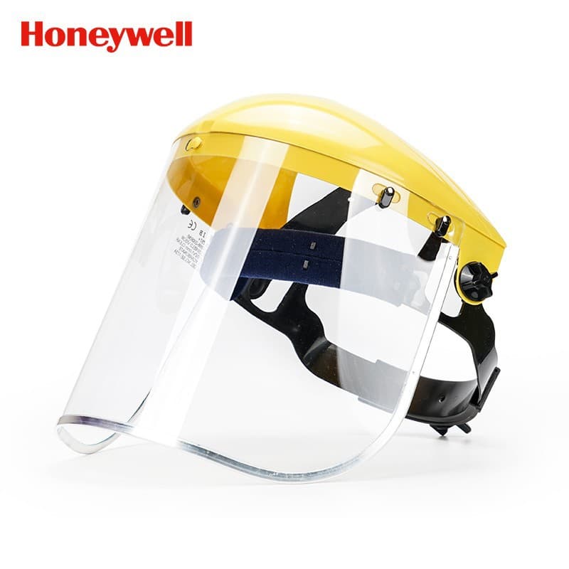 Honeywell SE-173A+BD-173B/BD-176B Head-Mounted Protective Face Screen, Anti-Splash Impact Transparent Shield