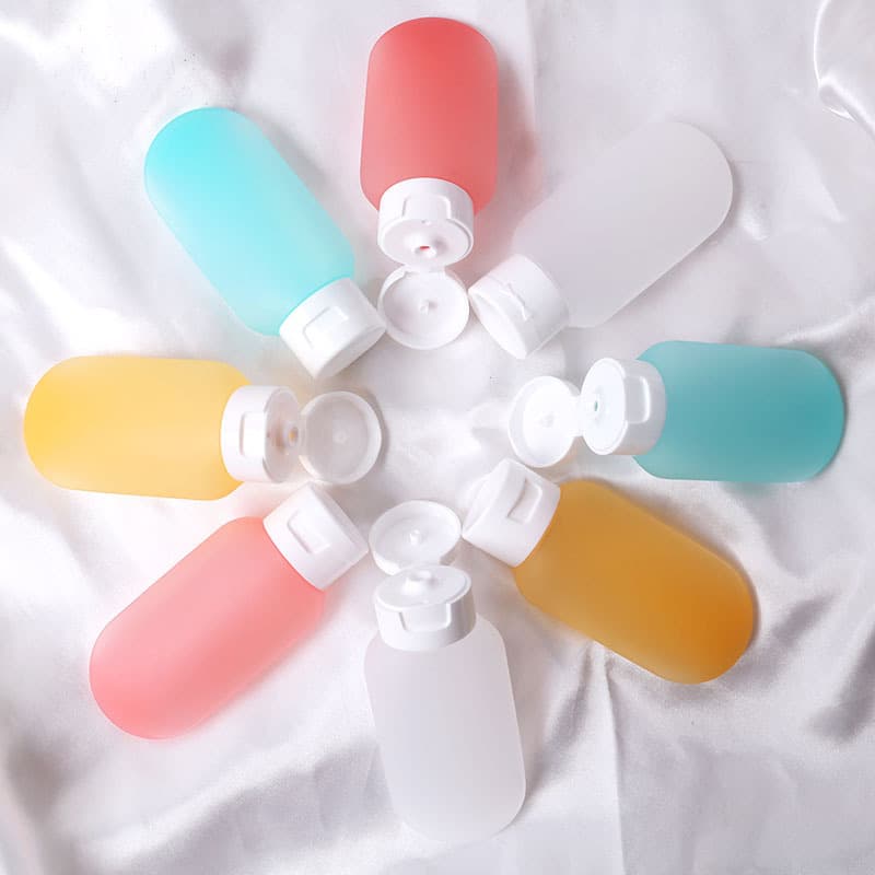 Colorful 60ml soft tube squeeze bottles for shampoo, shower gel, cosmetics, lotion, hand soap, and other large-capacity empty bottles