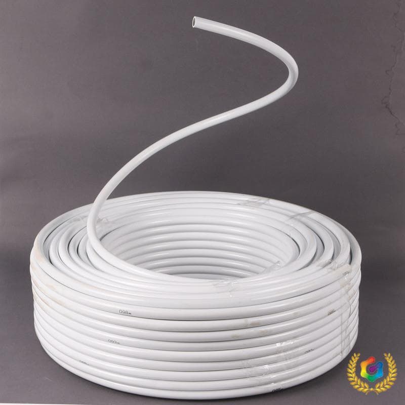 ✅ Bendable Shaped Tubes in White and Gold for Wedding, Decorative Rigid Unlettered Paper Flower Stems, Aluminum-Plastic Pipe