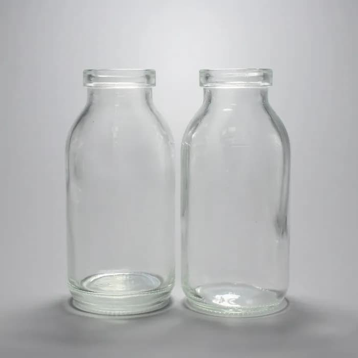 50ml 100ml Molded Bottle with Rubber Stopper and Aluminum Cap, Vial for Powder and Injection, Thickened Bottom Glass