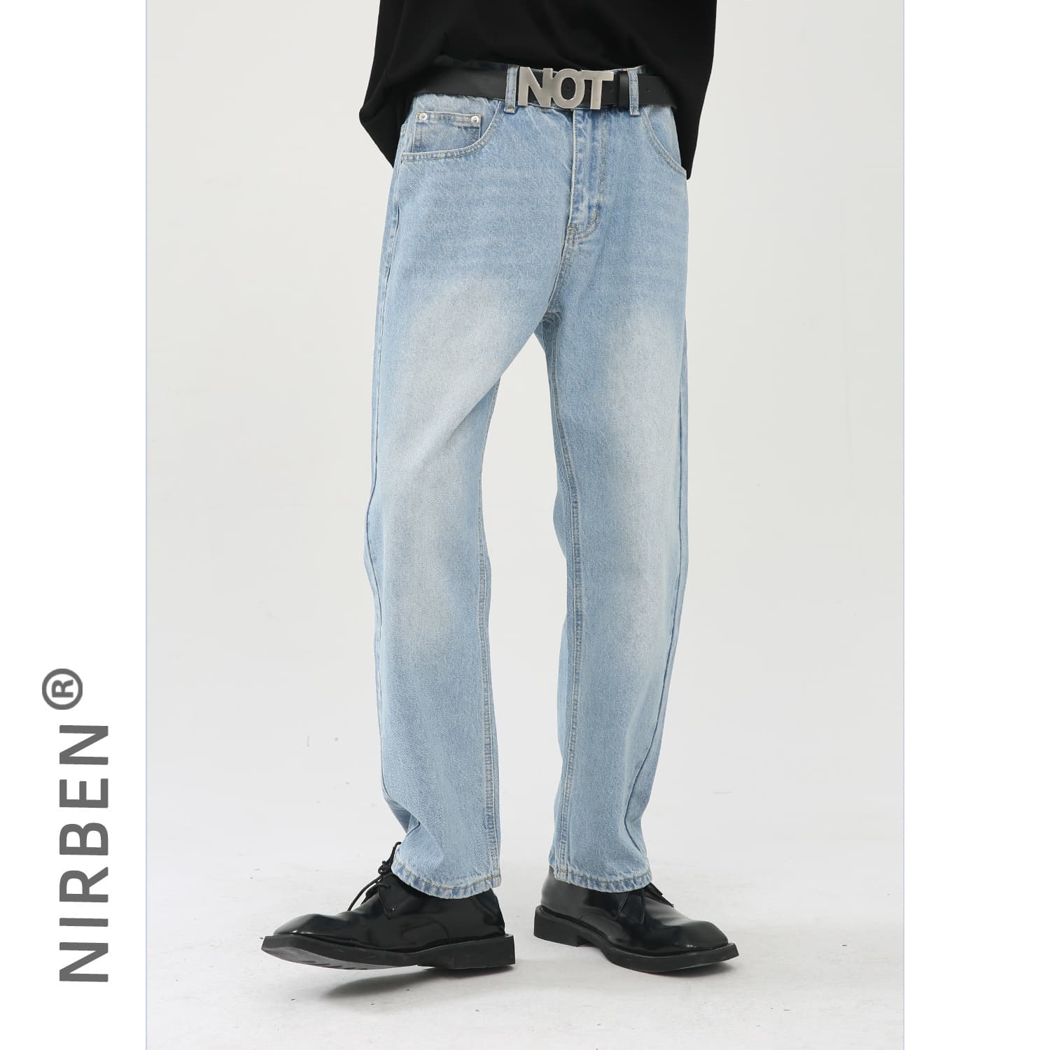 nirben Denim | Basic Classic Multi-Color Options, Korean Trendy Casual Straight Ankle Jeans