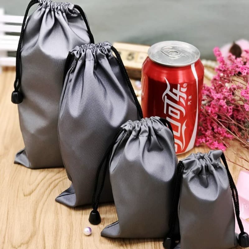 Supply of power bank velvet bags, phone charger storage pouch, selfie stick waterproof drawstring velvet bag