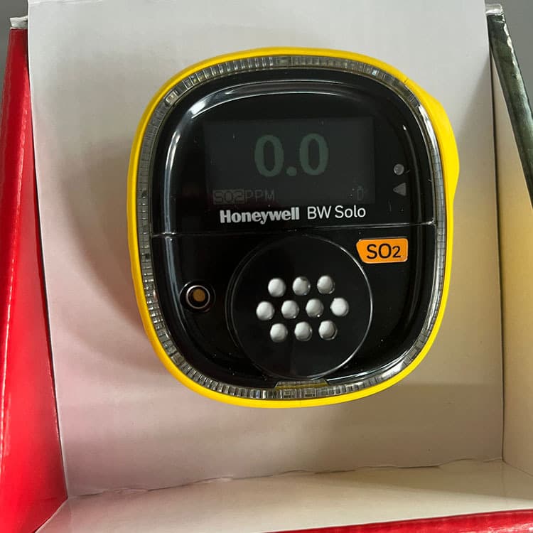 Honeywell BW Solo Sulfur Dioxide Gas Detector BWS2-S-Y Sulfur Dioxide Alarm