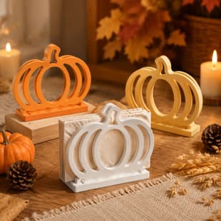 Halloween Decoration Silicone Mold Pumpkin Tissue Box Holder Shelf Decor Plaster Resin Mold