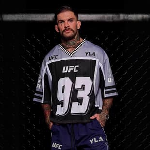YOUNGLA American Style New Men's Oversized T-Shirt UFC League Same Style Sports Fitness Quick-Dry Breathable Short Sleeve