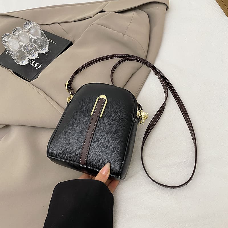 Mini Women's Bag Mobile Phone Bag Crossbody Bag 2025 New Live Summer Cross-border Small Bag Women's Double-layer Small Satchel