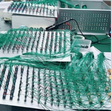 Automotive wiring harness processing, chassis wiring, communication cables, transmission, reception, signal lines, high-voltage line cabinets