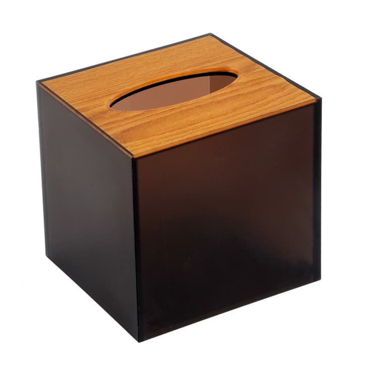 Hotel Room Toiletries Storage Box Acrylic Tissue Box Hotel Disposable Consumables Tea Tray Set