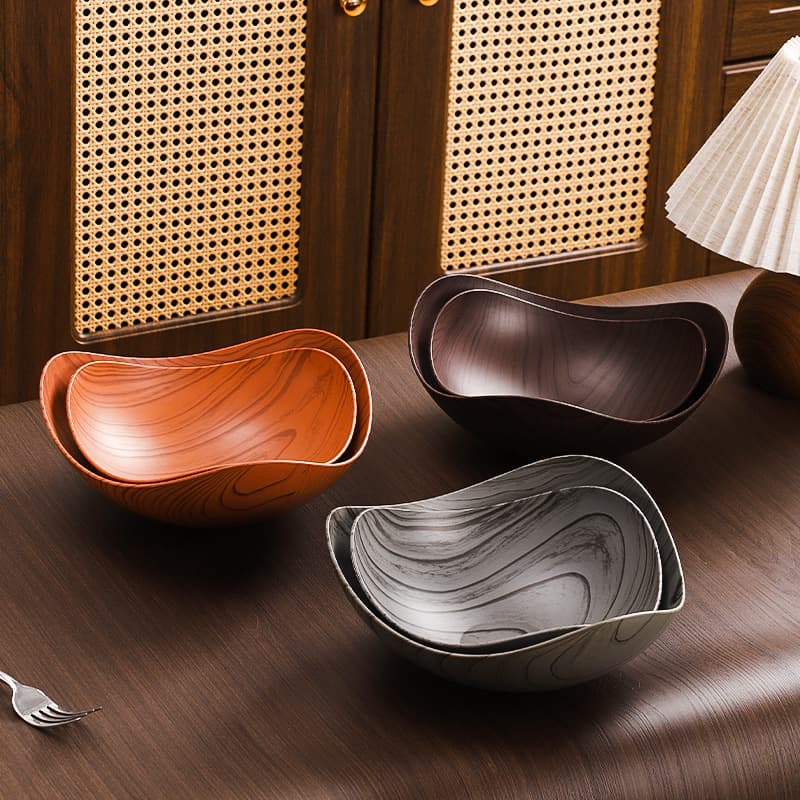 Cross-Border Plastic Fruit Plate Household Creative Candy Dish Living Room High-Aesthetic Snack Plateing Light Luxury Fruit Plate