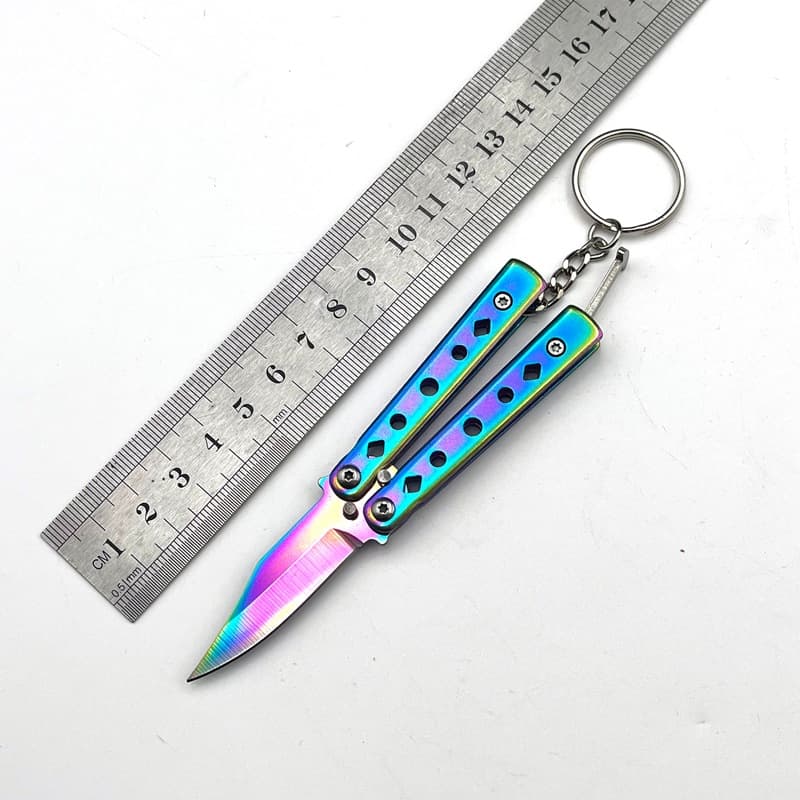 Yangjiang Small Butterfly Folding Knife Portable Key Knife for Opening Packages, Outdoor Fruit Knife, Camping Knife