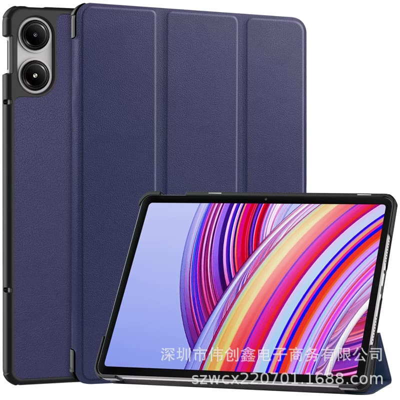 Suitable for 2025 Xiaomi Redmi pad2 pro12.1 tablet protective cover Custer three-fold redmi protective case