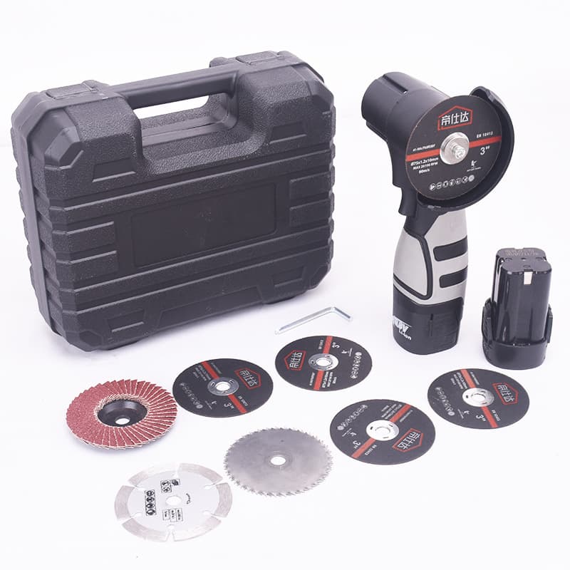 Lithium Battery Angle Grinder 16.8V Mini Small Household Rechargeable Cutting Machine Grinder Electric Hand Grinder Polisher