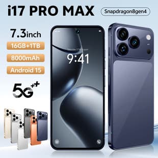 Hot-selling smartphone i17PM with HD display, large capacity, factory stock wholesale, original brand new