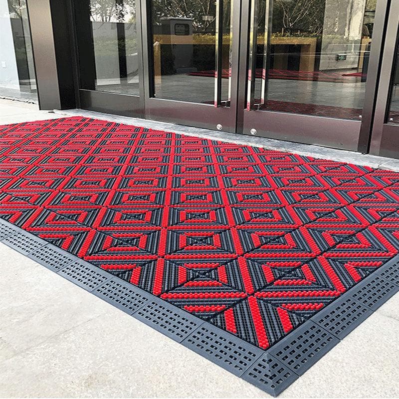 Outdoor non-slip floor mats, hotel entrance door mats, outdoor commercial dust removal door mats, entrance door outdoor waterproof carpets