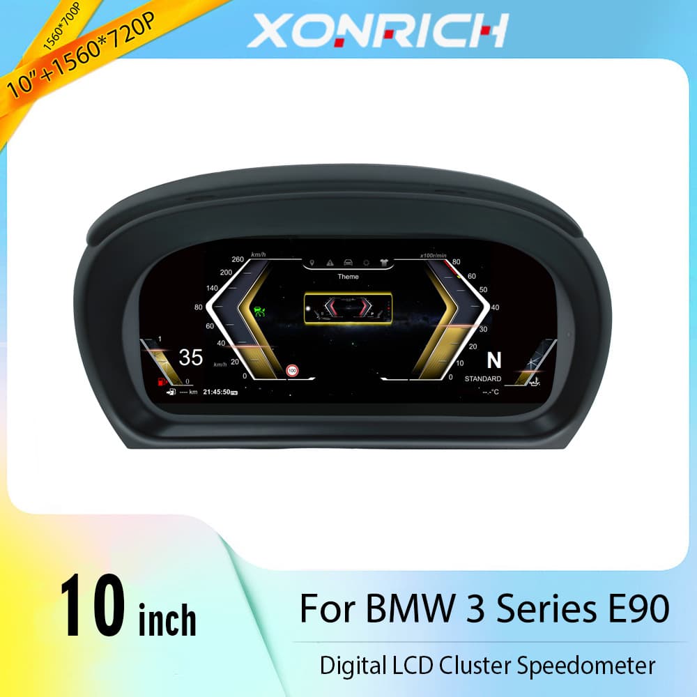 Digital Dashboard Speedometer LED Screen for BMW 3 Series E90 E91 E92