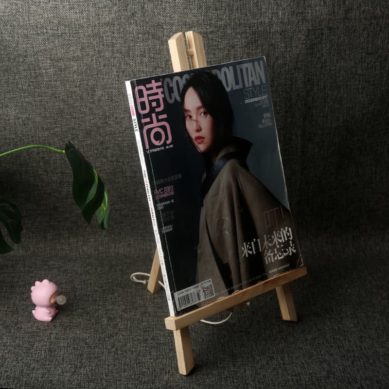 Wooden A3 Book Stand Book Display Rack A4 Book Vertical Display Stand Desktop iPad Holder Trade Show Display Stand Easel