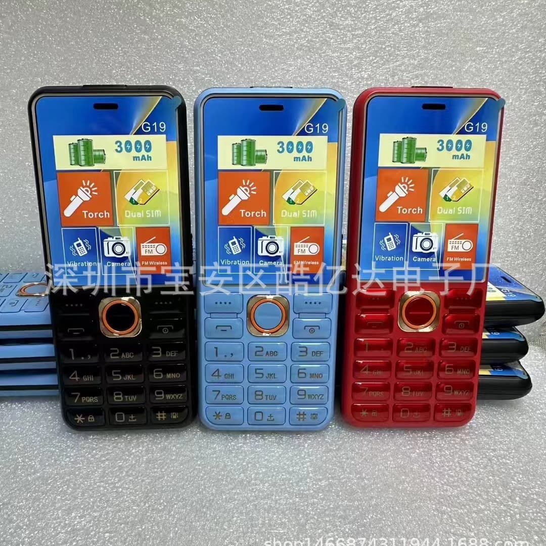 Production of new G19 candy bar mobile phone, multi-language 105 106 G13 G15 G18 low-price foreign language mobile phone