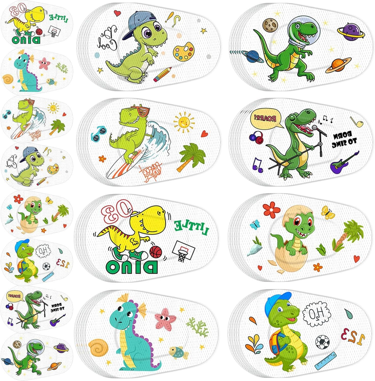 Low Price Children's Cartoon Amblyopia Eye Patch Full Coverage Eye Patch for Single Eye Strabismus Correction Breathable Cartoon Eye Patch
