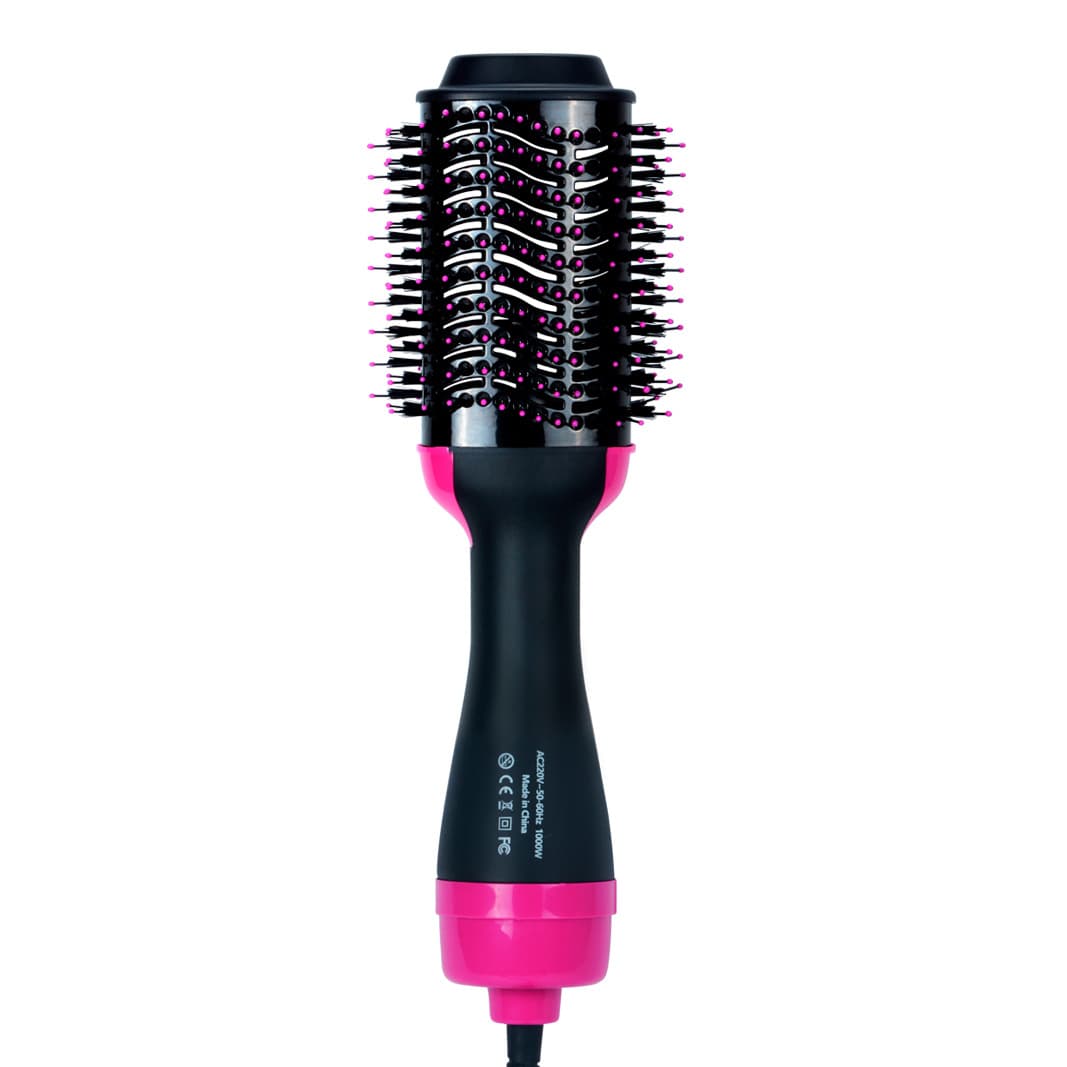 Professional Hair Dryer Brush 2 In 1 Hair Straightener Hot Air Brush
