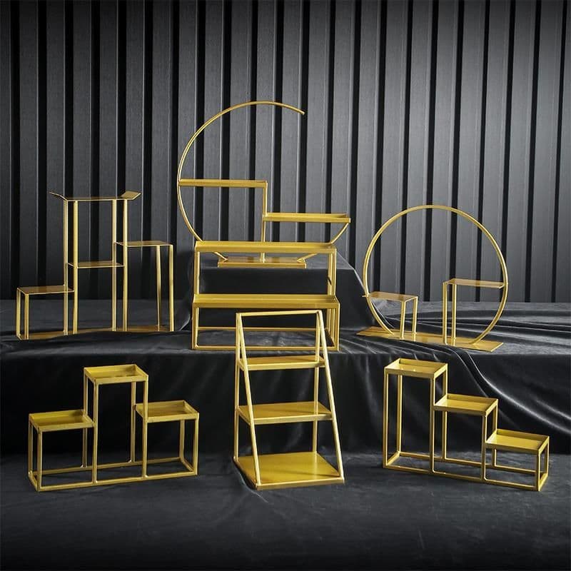 European Style Dessert Display Stand Wedding Decoration Set Simple Cake Cupcake Stand Buffet Cold Meal Tea Party Table