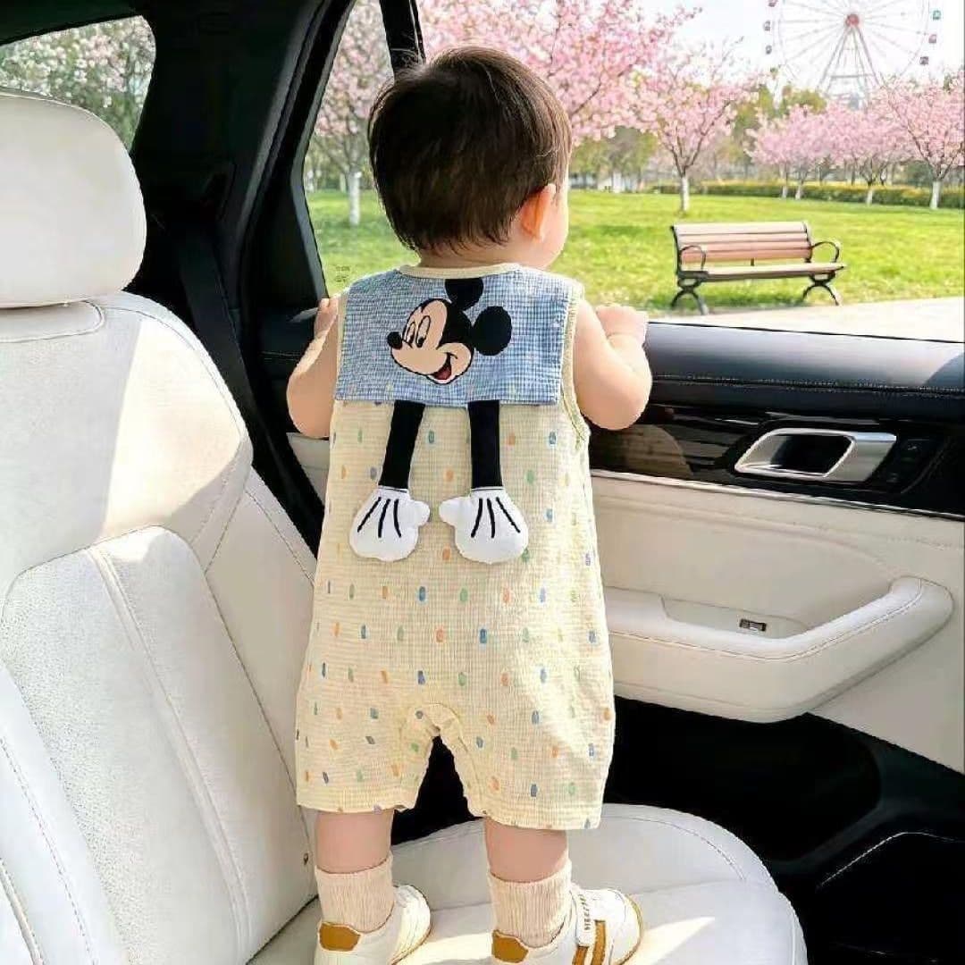 Baby fashionable summer clothes, super cute and cute baby boy clothes, summer infant one-piece harem, summer vest and crawl suit