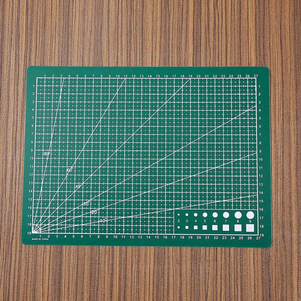 Cutting Mat A4 Art Engraving Board, Plastic Cutting Board, Scale Board, Exam-specific Educational Supplies, Cross-border Ruler