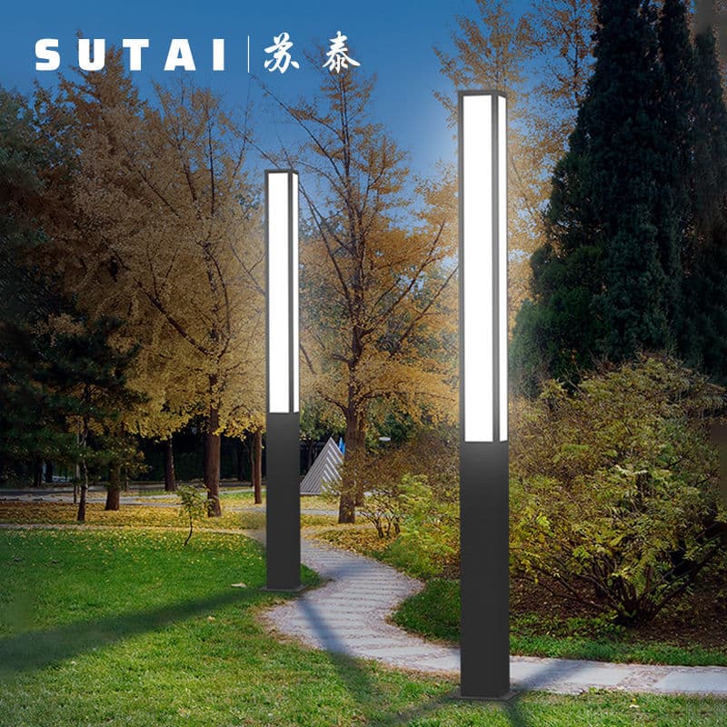 Outdoor Waterproof Garden LED Landscape Light Pole 3m Villa Community Road High Pole Lamp Decorative Square Street Light